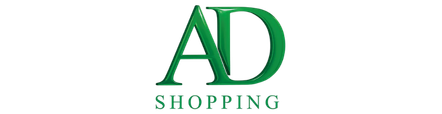 Logo AD Shopping - cliente Vozio em shopping centers